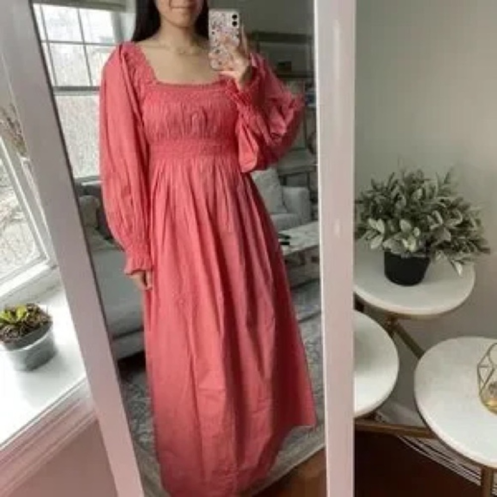 DOEN Catrinette Maxi Dress Nightgown in Apple blossom size XS NWT